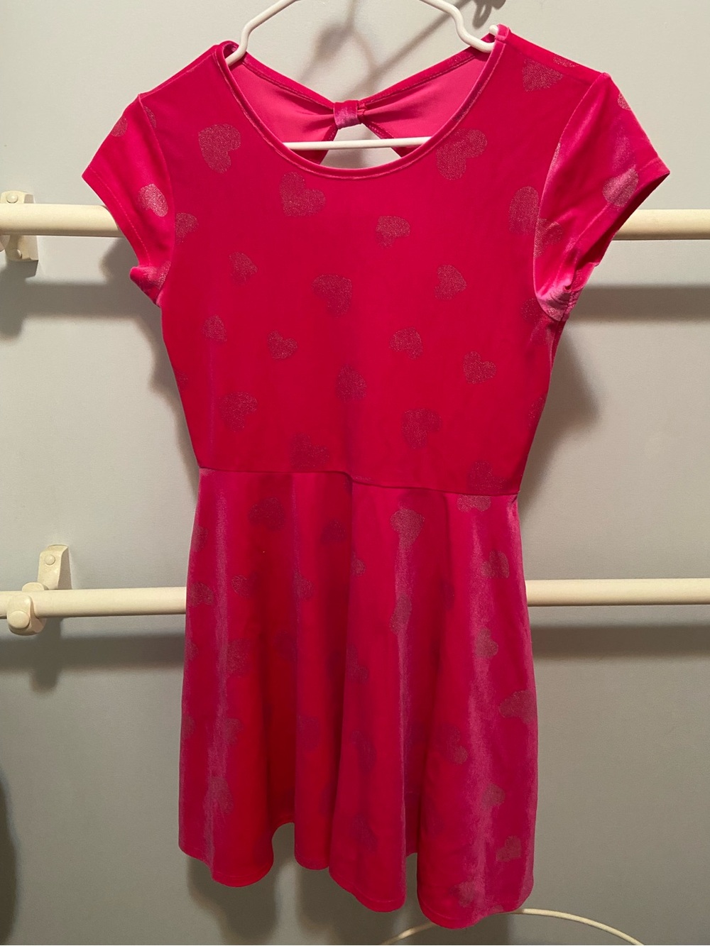 The Children’s Place Gorgeous Girls' Pink Heart Print Skater Dress
